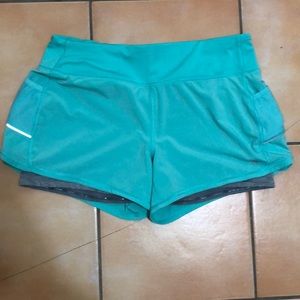 Athleta 2 in 1 running shorts
